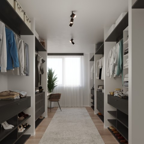 Sollux Lampa Plafon LEMMI 3 czarny