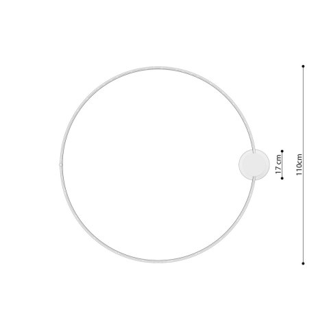 Plafon RIO 110 złoty LED 4000K