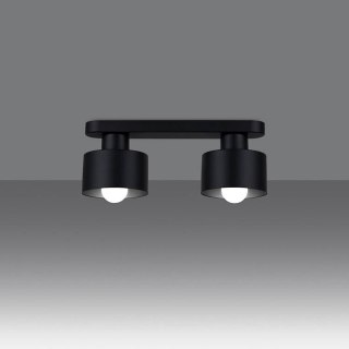 Sollux Lighting Plafon SAVAR 2 czarny