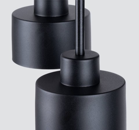 Sollux Lampa Plafon SAVAR 3 czarny