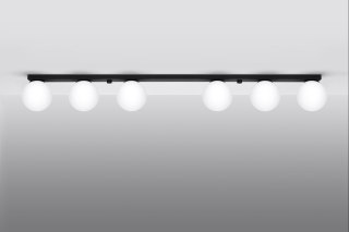 Sollux Lampa Plafon YOLI 6 czarny