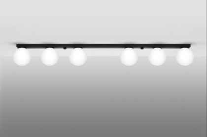 Sollux Lighting Plafon YOLI 6 czarny