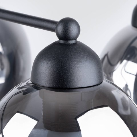 Sollux Lampa Żyrandol FILLAN 5 czarny