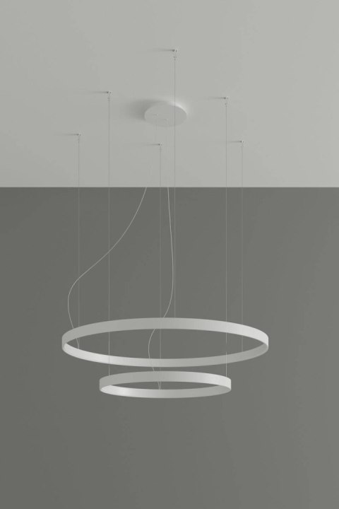 Żyrandol RIO 2 55/78 biały LED 3000K