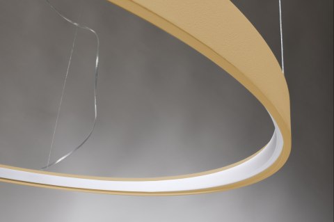 Sollux Lampa Żyrandol RIO 55 złoty LED 3000K