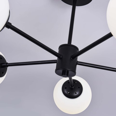 Lampa wisząca Roma 5 czarna 5xE14 Light Prestige