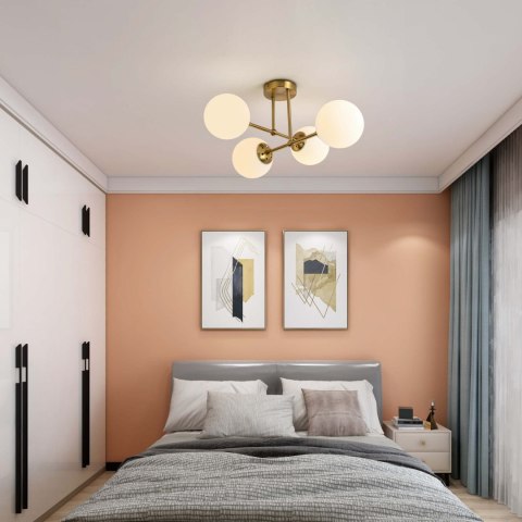 Lampa wisząca Roma 4 złota 4xE14 Light Prestige