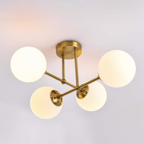 Lampa wisząca Roma 4 złota 4xE14 Light Prestige