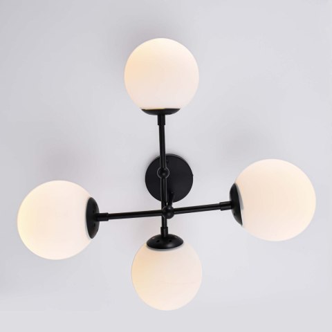 Lampa wisząca Roma 4 czarna 4xE14 Light Prestige