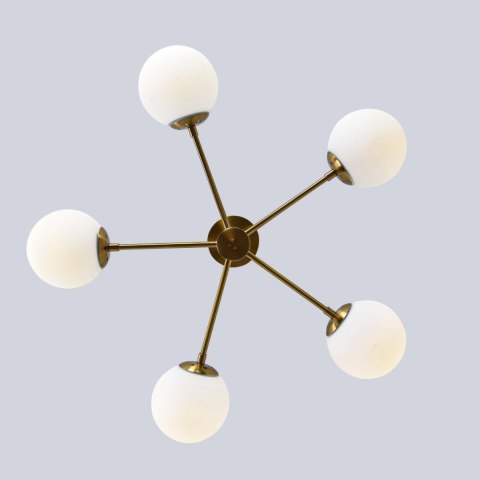 Lampa wisząca Roma 5 złota 5xE14 Light Prestige