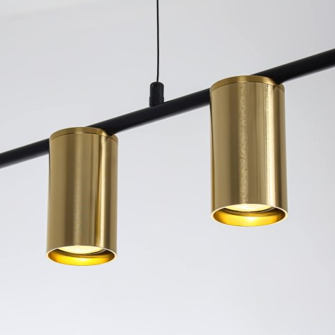 Lampa wisząca Arizona czarno - złota 9xGU10 Light Prestige