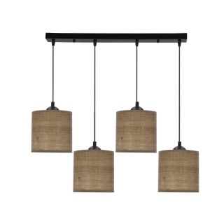 Legno lampa wisząca 15 4x40w e27 Abażur orzechowy