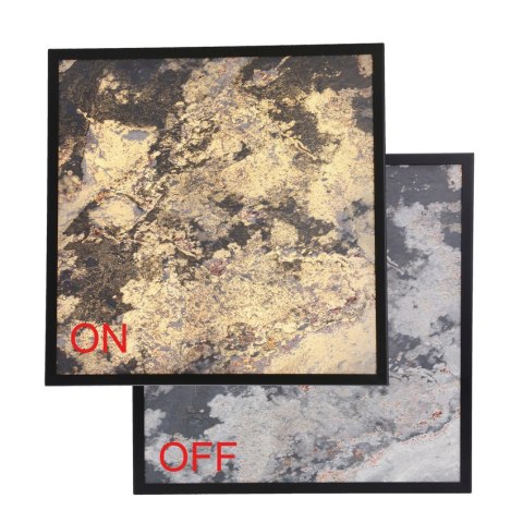 Luxan Lampa sufitowa 39x39 czarny 48w led 4000k led autumn rustic