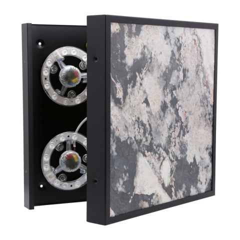 Luxan Lampa sufitowa 39x39 czarny 48w led 4000k led autumn rustic