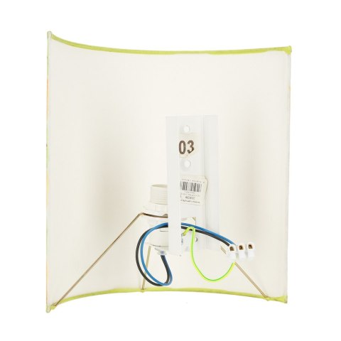 Lampa ścienna kinkiet 1X40W E14 zielony pomarańczowy MAJA 20-80328