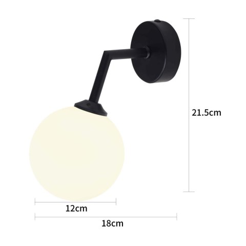 Kinkiet Dorado czarny 1xG9 Light Prestige