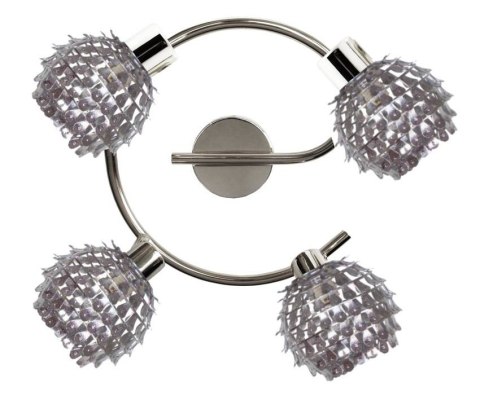 Lampa sufitowa Candellux 98-19752 Raven spirala 4X40W G9 chrom