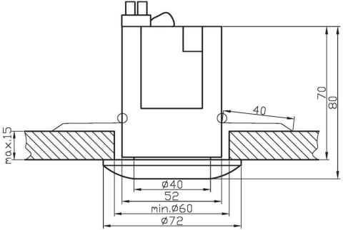 Oprawa stropowa satyna okrągła OZS-01 2267625
