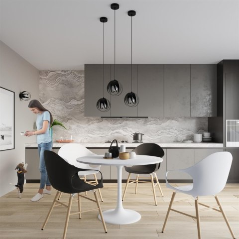 Sollux Lampa Plafon TULOS czarny