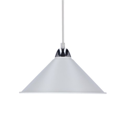 Avola lampa wisząca chromowa e27 klosz biały 31-20710