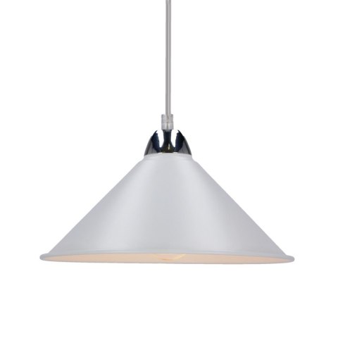 Avola lampa wisząca chromowa e27 klosz biały 31-20710