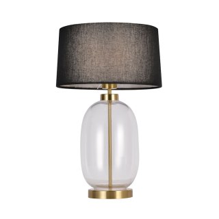 Lampa stołowa Amur czarno - transparentna 1xE27 Light Prestige