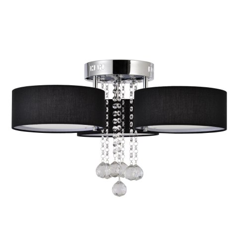Plafon Gambela czarny 3xE27 LED Light Prestige