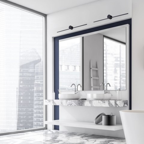 Kinkiet Modern Slim 60 cm czarny LED 3000K Light Prestige