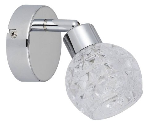 Lampa ścienna Candellux 91-08701 Olimp kinkiet 1X40W G9 chrom