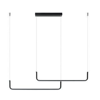 Lampa wisząca Malawi Basic czarna LED CCT Light Prestige