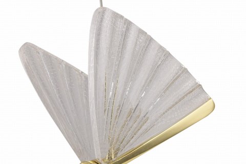 Light Prestige Lampa wisząca Mariposa 1 złota LED CCT