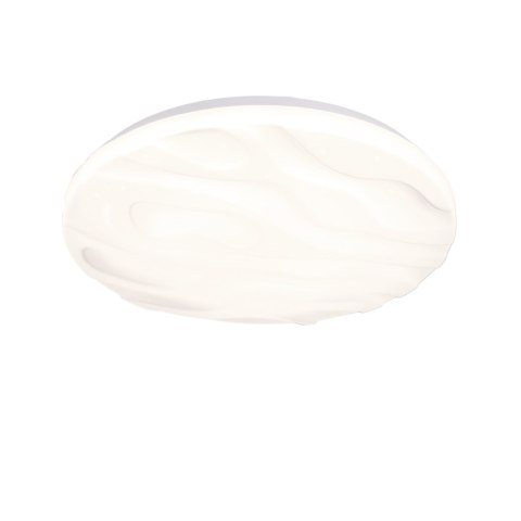 Nevada lampa sufitowa plafon biały 24w led 38,5 cm efect sky