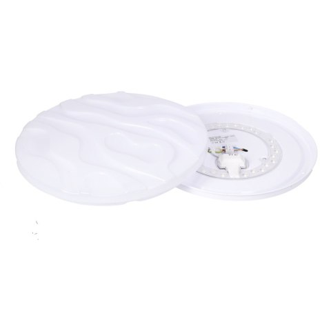 Nevada lampa sufitowa plafon biały 24w led 38,5 cm efect sky