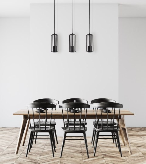 Lampa wisząca Sintra czarna 3xGU10 Light Prestige