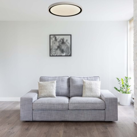 Plafon Vegas 30 cm czarny LED 4000K Light Prestige