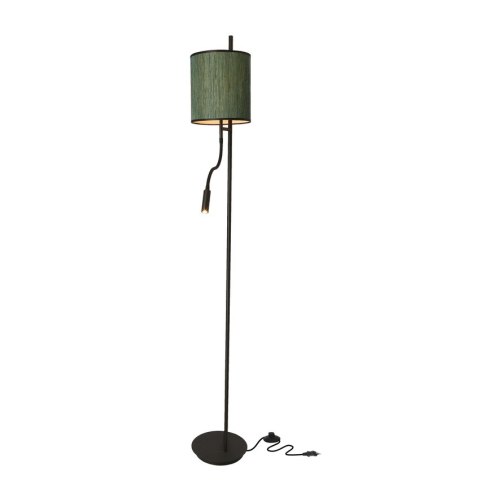 Bendi lampa podłogowa czarna led Abażur zielony