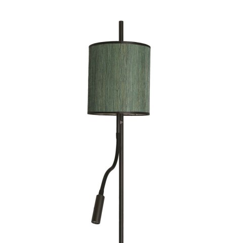Bendi lampa podłogowa czarna led Abażur zielony