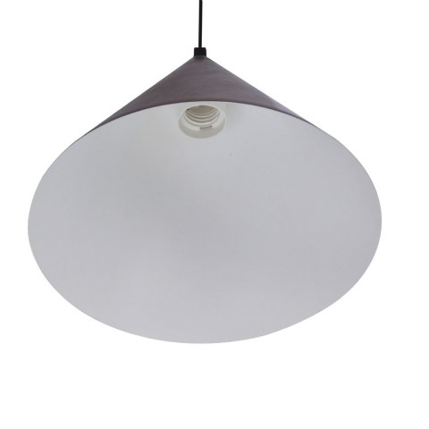 Dunca lampa wisząca 25cm E27 klosz ciemny orzechowy