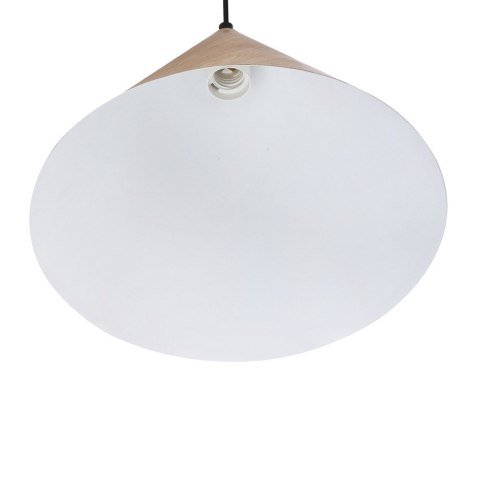 Dunca lampa wisząca 32cm E27 klosz jasny dębowy