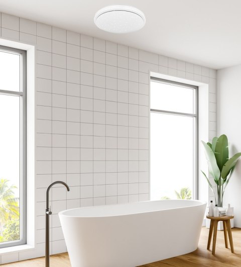 Jasper plafon biały LED 24W 38cm IP44 13-20369