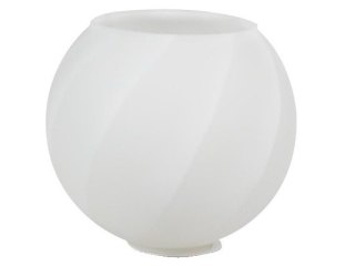 Klosz szklany biały matowy okrąły do lamp Raul Candellux 71-73143