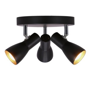 PLAFON LAMPA SUFITOWA REFLEKTOR REGULOWANY CZARNY MAT PICARDO CANDELLUX