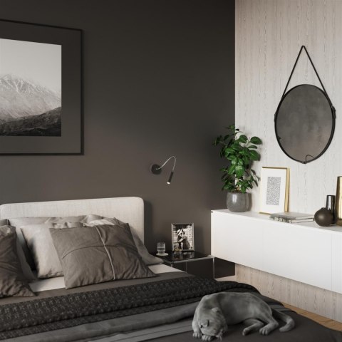 Sollux Lampa Kinkiet AXIL czarny