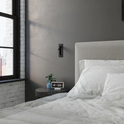 Sollux Lampa Kinkiet ENIF czarny