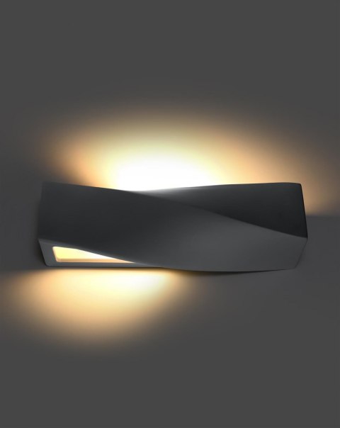 Sollux Lampa Kinkiet SIGMA szary