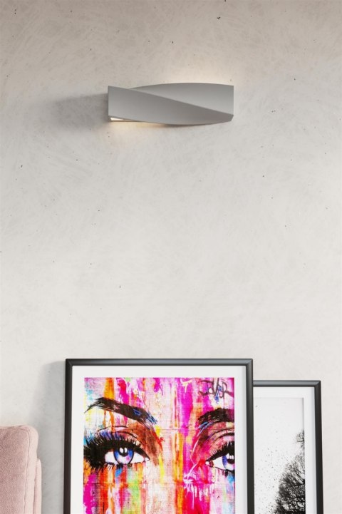 Sollux Lampa Kinkiet SIGMA szary