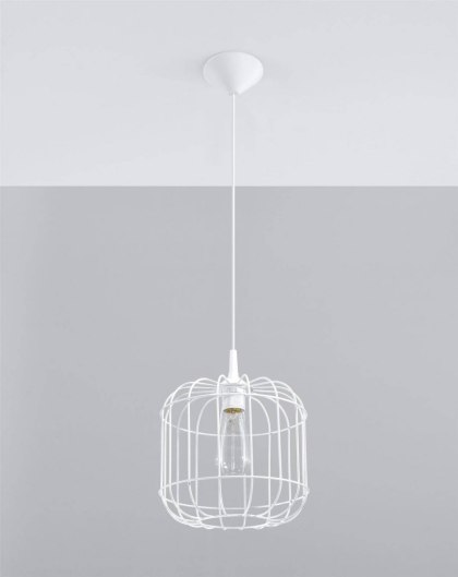 Sollux Lighting Lampa wisząca CELTA biała