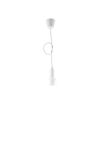 Sollux Lighting Lampa wisząca DIEGO 1 biała