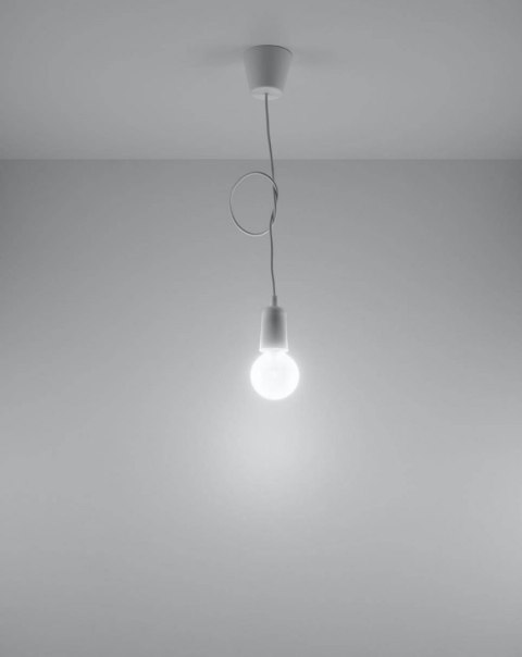 Sollux Lampa wisząca DIEGO 1 biała