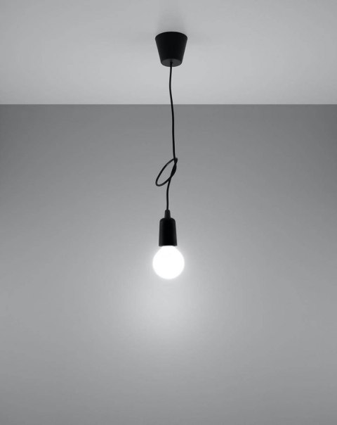 Sollux Lampa wisząca DIEGO 1 czarna